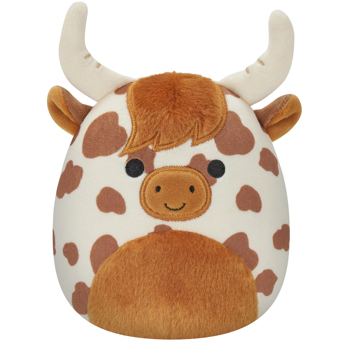 Squishmallows Alonzo the Brown Spotted Highland Cow | Jazwares