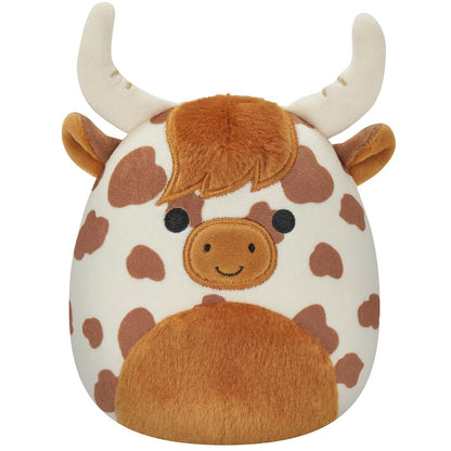 Squishmallows Alonzo the Brown Spotted Highland Cow | Jazwares