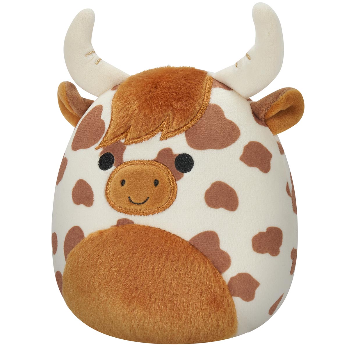 Squishmallows Alonzo the Brown Spotted Highland Cow | Jazwares