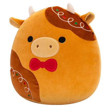 Squishmallows 12" Jericho the Gingerbread Cow | Jazwares