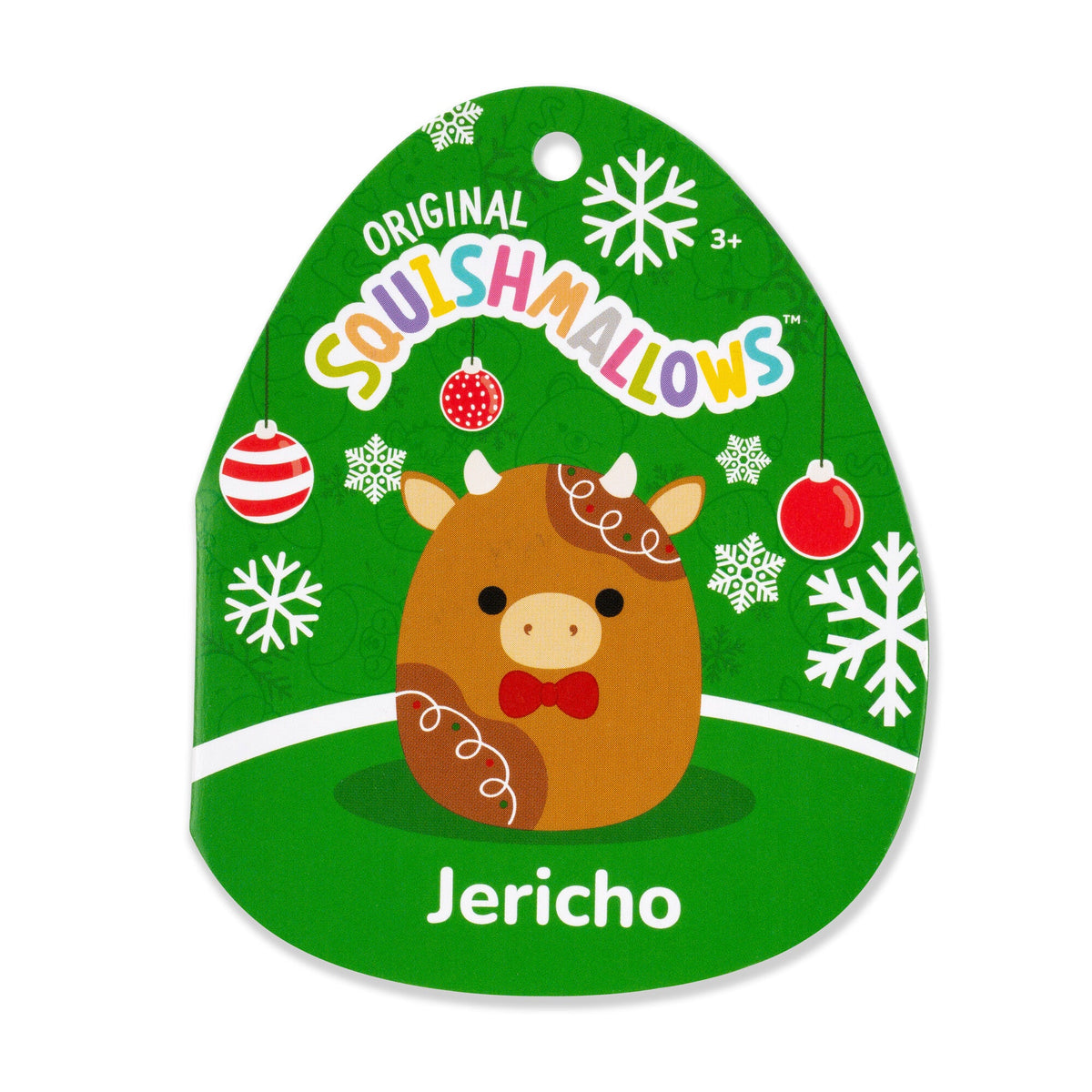 Squishmallows 12" Jericho the Gingerbread Cow | Jazwares
