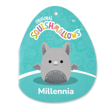 Squishmallows Millennia the Grey Velvet Bat | Jazwares