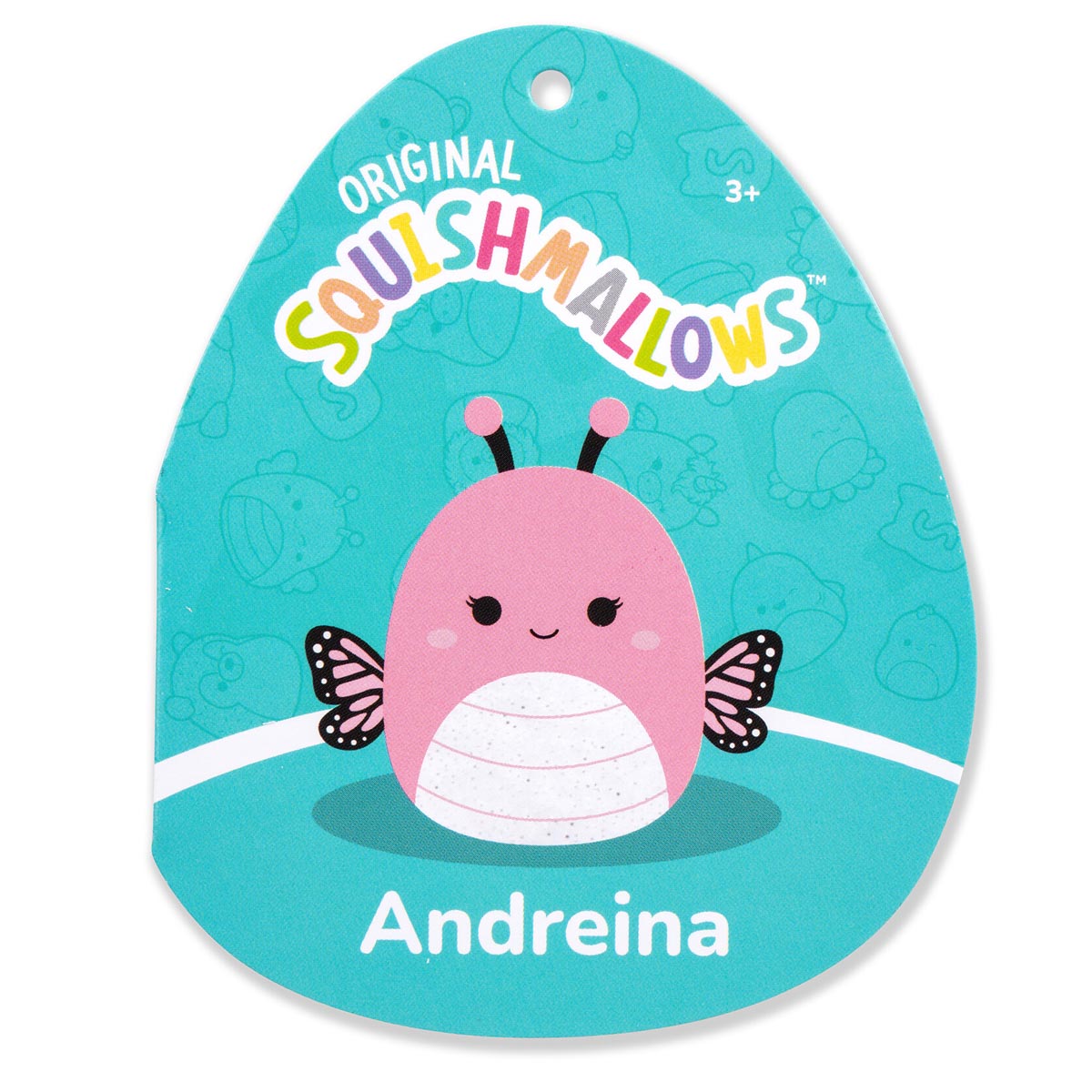 Squishmallows 8" Andreina the Pink Monarch Butterfly | Jazwares