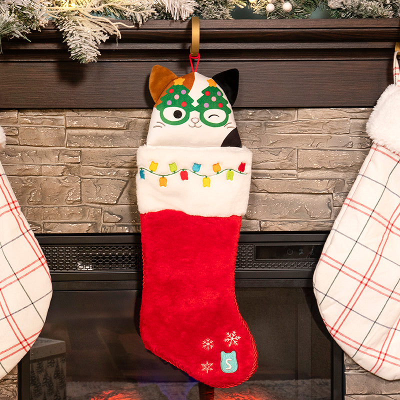 Squishmallows Cam the Cat Plush Stocking | Jazwares