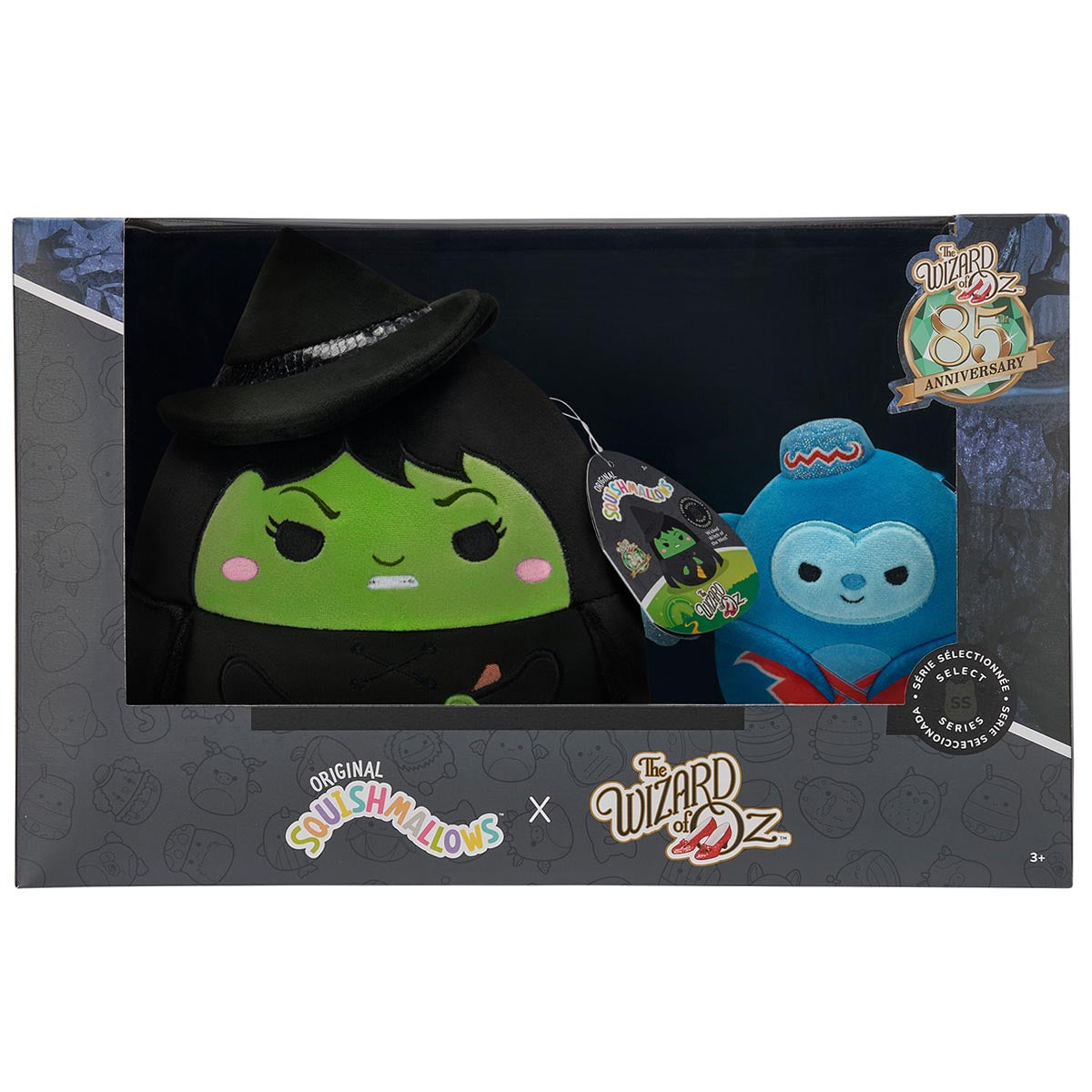 Squishmallows Select Series 2-Pack: Wicked Witch + Winged Monkey | Jazwares