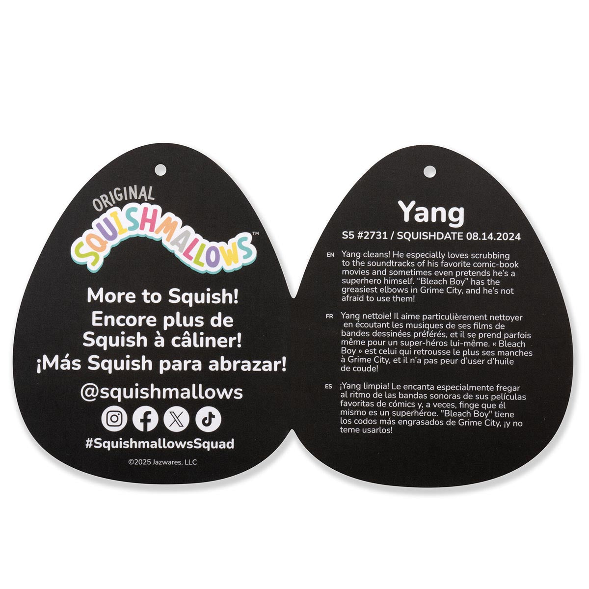 Squishmallows 5" Valentine’s Salt & Pepper 2-Pack | Jazwares