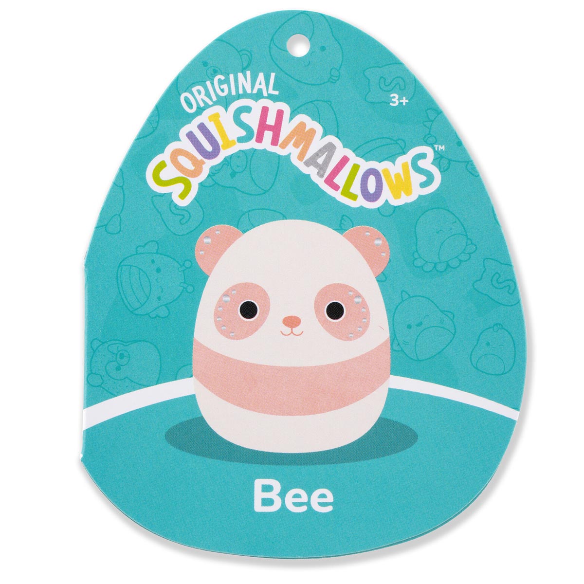 Squishmallows 14" Bee the Peach Velvet Panda | Jazwares