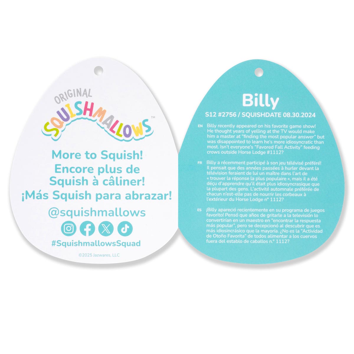 Squishmallows 12" Billy the Sage Green Horse | Jazwares