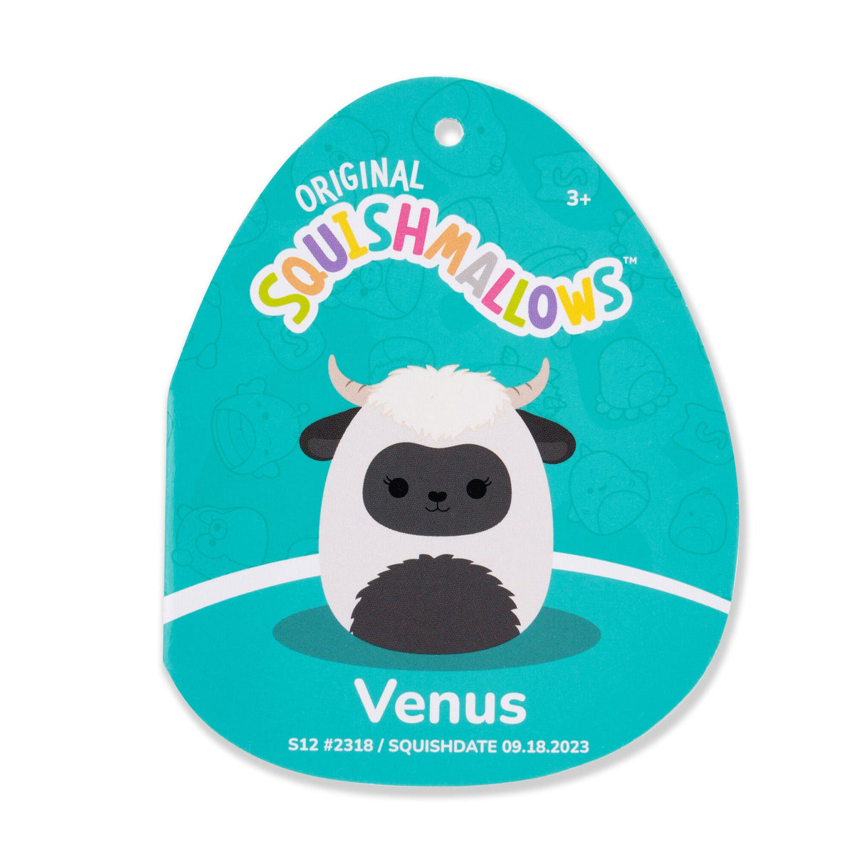 Squishmallows 12" Venus the Blacknose Sheep with Fuzzy Black Belly | Jazwares