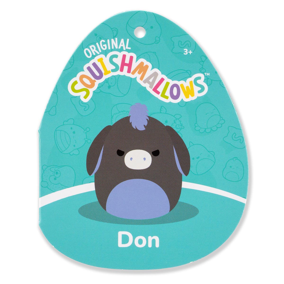 Squishmallows 5" Don the Charcoal Donkey | Jazwares