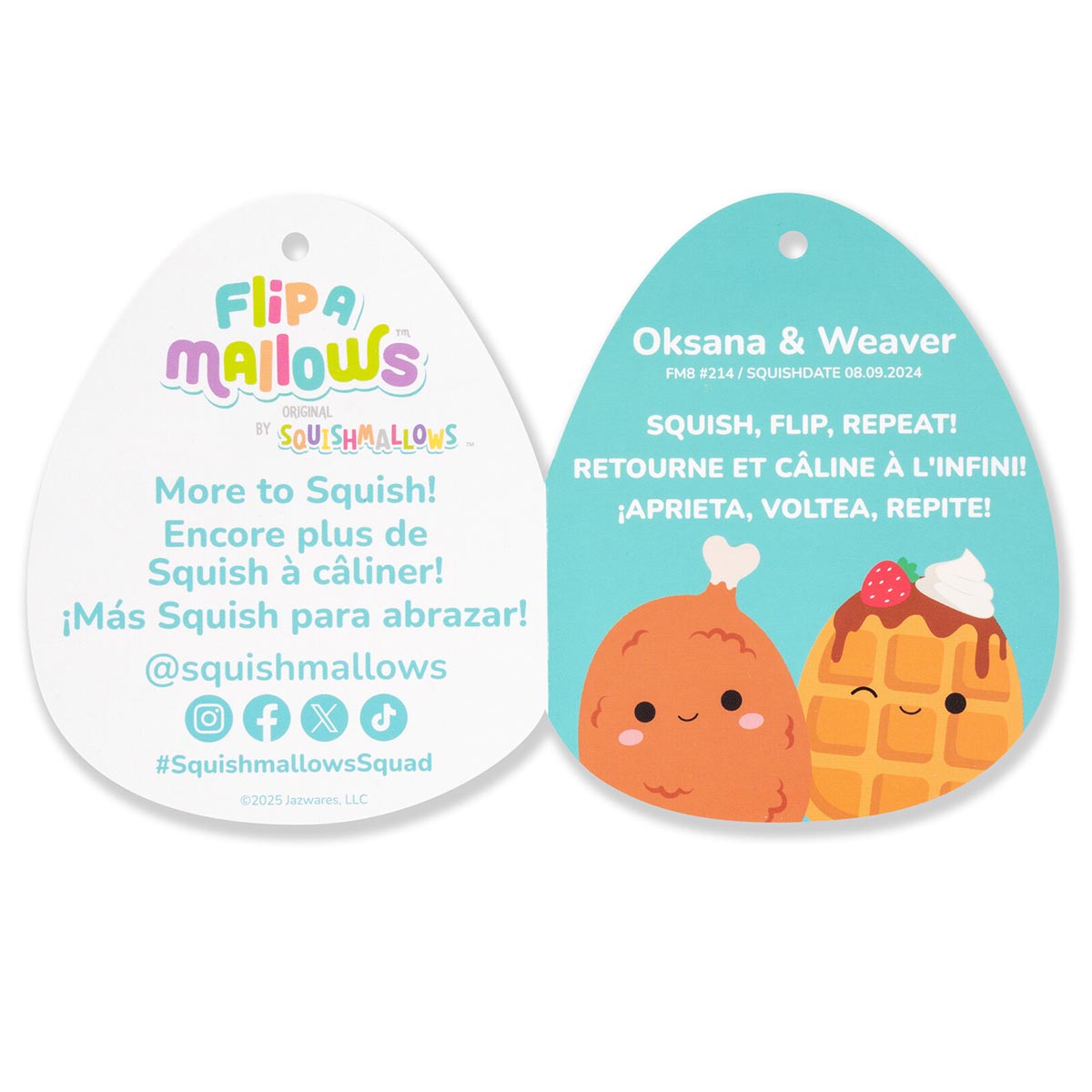8" Oksana & Weaver FlipAMallows | Jazwares