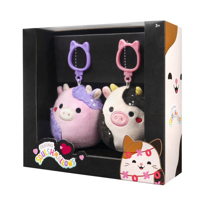Squishmallows Select Series Valentine's Cow Clip 2-Pack | Jazwares