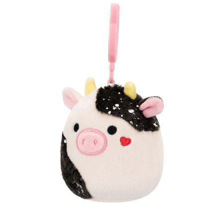 Squishmallows Select Series Valentine's Cow Clip 2-Pack | Jazwares