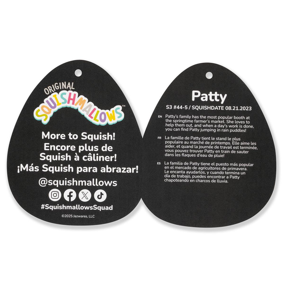 Squishmallows Select Series Valentine's Cow Clip 2-Pack | Jazwares