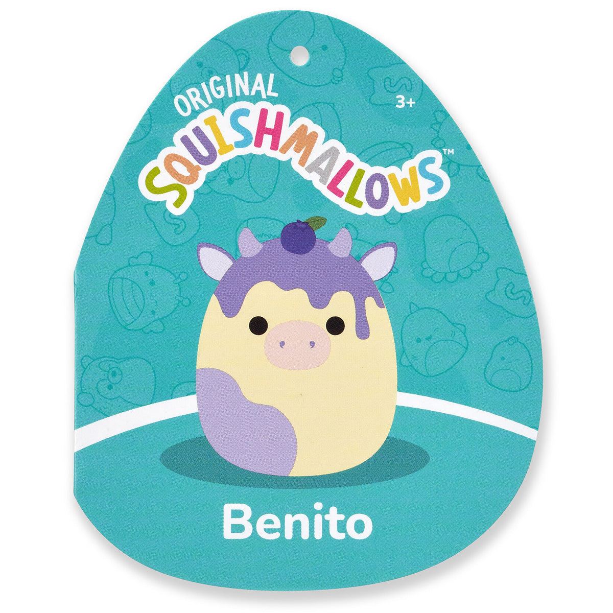 Squishmallows 12" Benito the Blueberry Cheesecake Cow | Jazwares