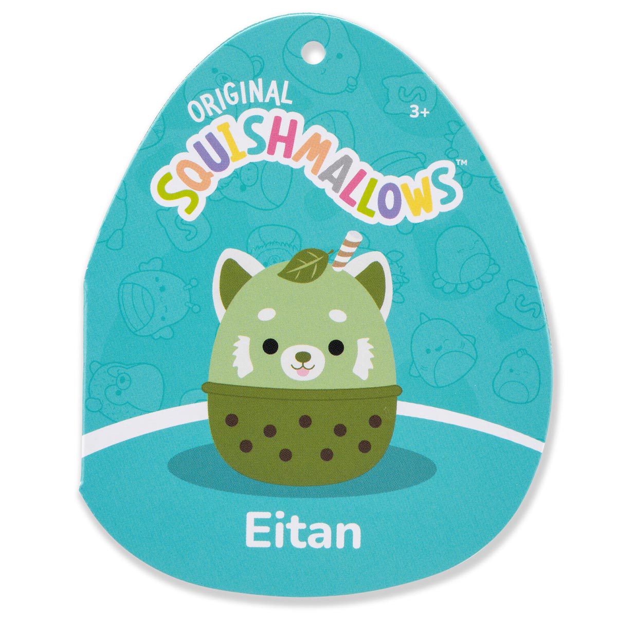 Squishmallows 14" Eitan the Matcha Boba Red Panda | Jazwares